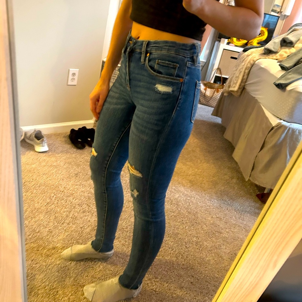 Blank NYC Mid-rise skinny jeans